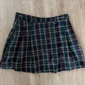 ModCloth plaid school girl pleated skirt sz XL